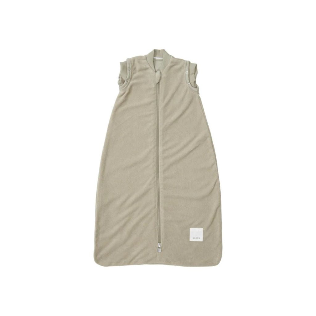Koeka Sac d'emmaillotage / Sac de couchage d'été Royan TOG 0,5 Sage 65 cm