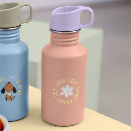 Lässig Fles roestvrij staal Pattern Party rose/lilac 500 ml