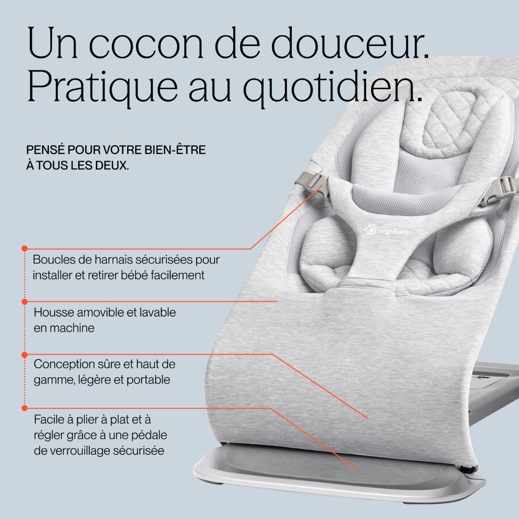 ERGObaby Relax Evolve Light Grey