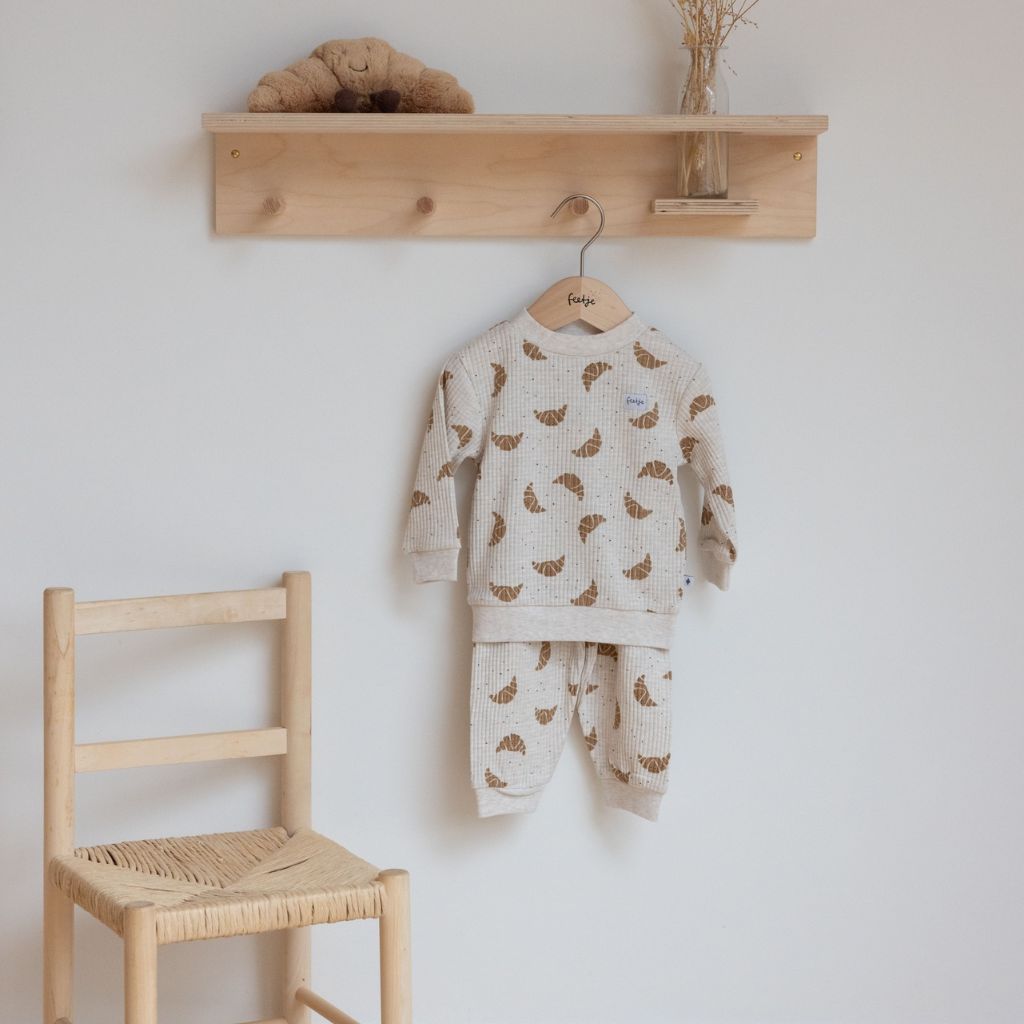Feetje Pyjama 2 pièces Croissant Twinning Champagne Enfant