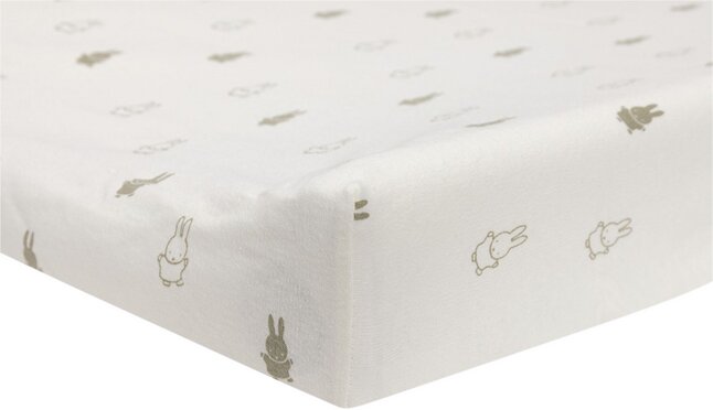 Jollein Housse pour matelas à langer Miffy Olive Green