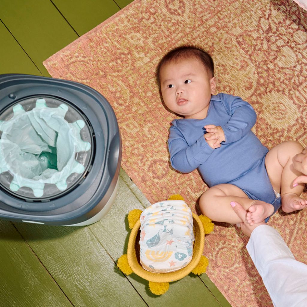 Tommee Tippee Luieremmer twist & click wit + 4-pack navulling