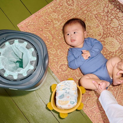 Tommee Tippee Luieremmer twist & click wit + 4-pack navulling