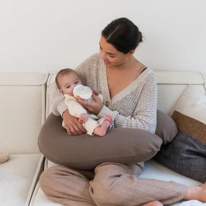 doomoo Housse pour coussin d'allaitement Buddy Caribou brun