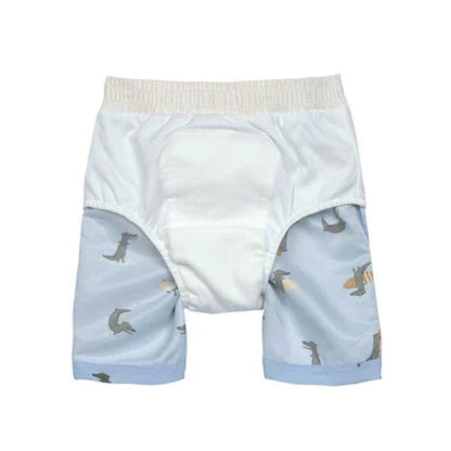 Lässig Zwemshort Crocodile boy Sky Blue 13-18 months maat 86