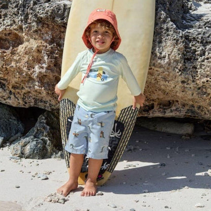 Lässig Short de bain Crocodile boy Sky Blue