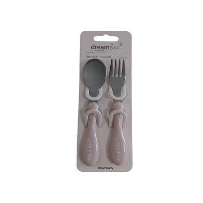 Dreambee Bestekset lepel en vork roze
