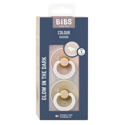 Bibs Sucette 0 - 6 mois Vanilla/Blush - 2 pièces