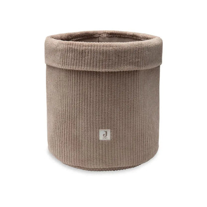 Jollein Panier de rangement Cloudy Rib Milky Coffee 30 x 35 cm