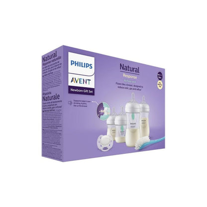 Philips AVENT Starterset Natural Response AirFree transparant - 4 stuks