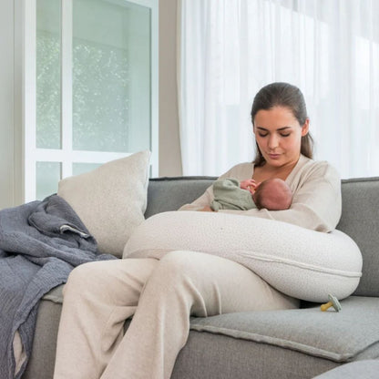 doomoo Housse pour coussin d'allaitement Buddy Silver Dots