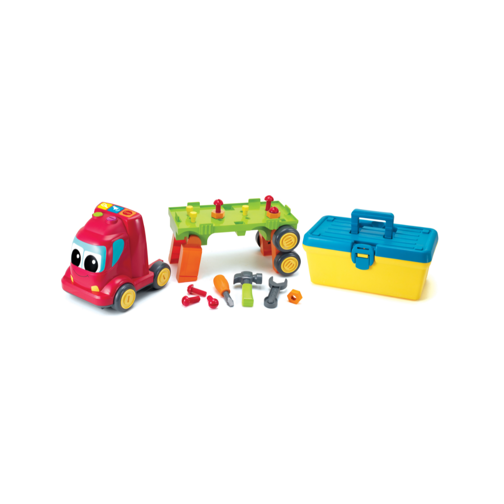 Bkids 3-in-1 Busy builder truck met geluiden