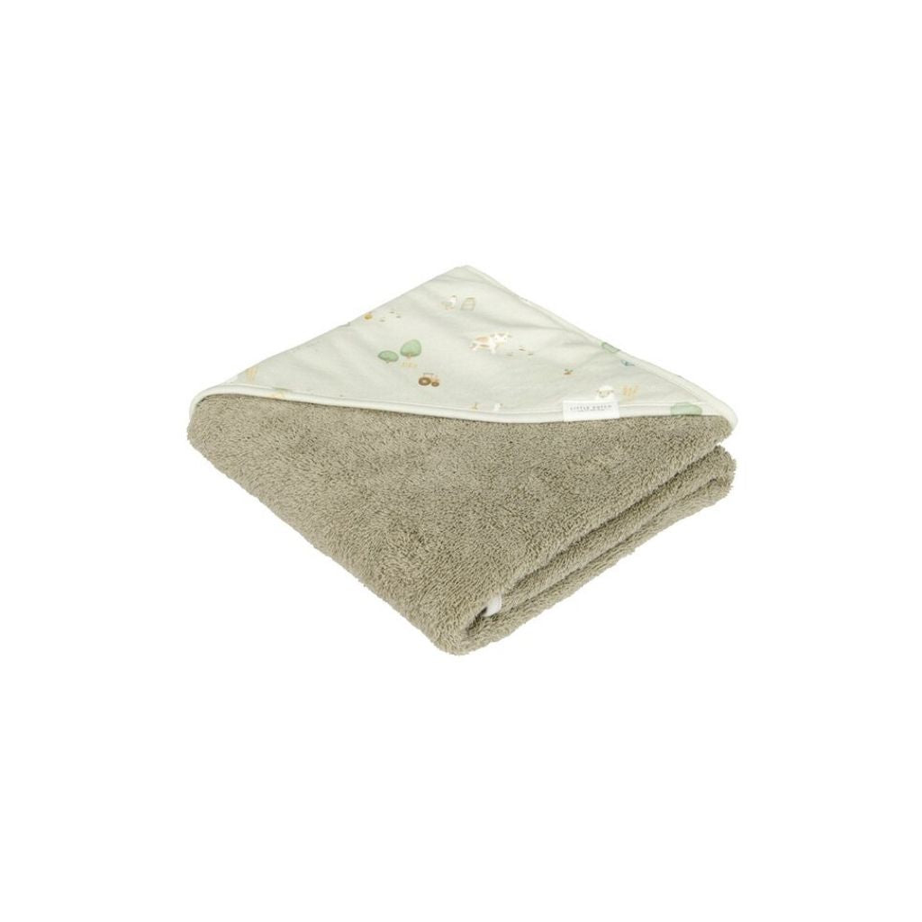 Little Dutch Badcape Little Farm Olive Green