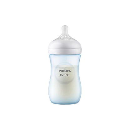 Philips AVENT Zuigfles Natural Response blauw 260 ml - 3 stuks