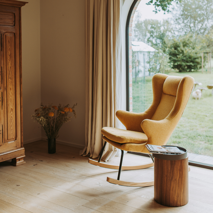 Quax Chaise à bascule Rocking Chair De Luxe Adult Saffran