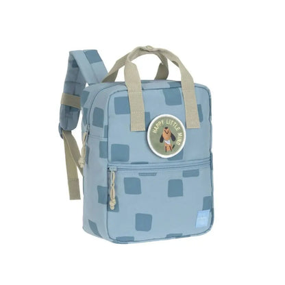 Rugzakje Mini Square Pattern Party Blue