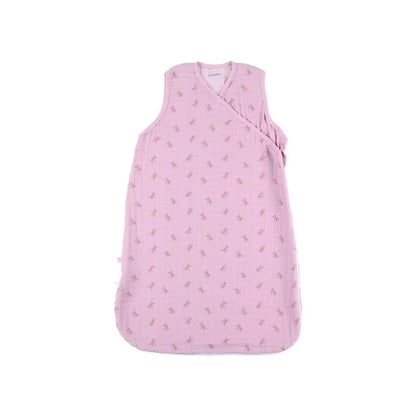 Noukie's Sac de couchage d'été Popsie, Gigi & Louli 70 cm rose poudré