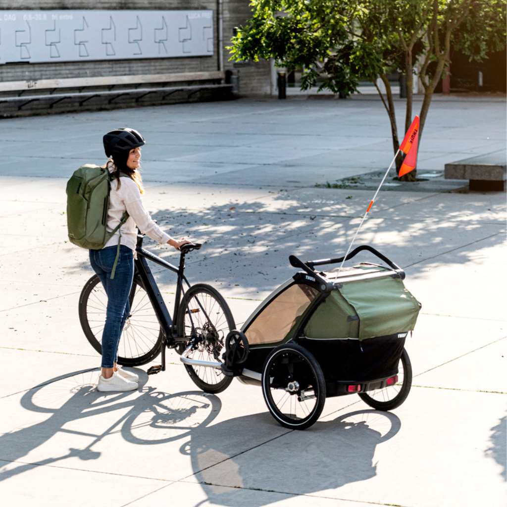Thule Fietskar Chariot Cab 2 Double Cypress Green