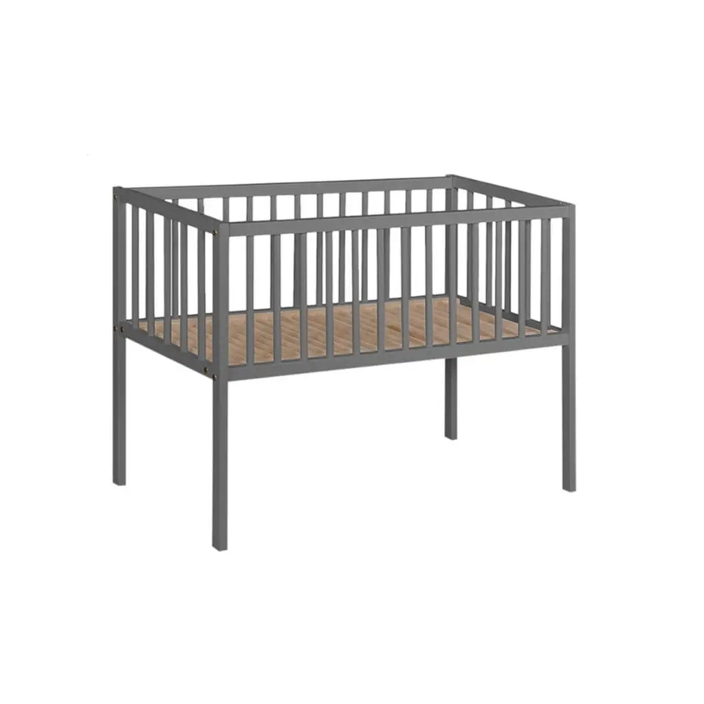 Wieg Charlie, 90x45cm, steal grey, hoogte 80 cm