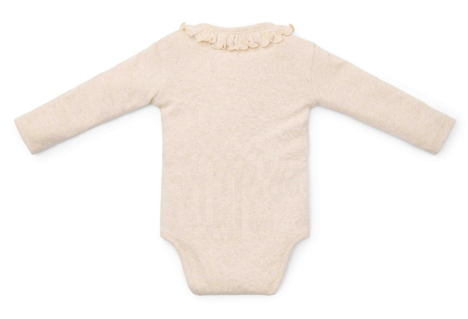 Little Dutch Body à manches longues Little Farm Sand