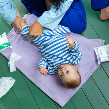 Naïf Vochtige billendoekjes Plastic Free Wipes 3 x 54 stuks