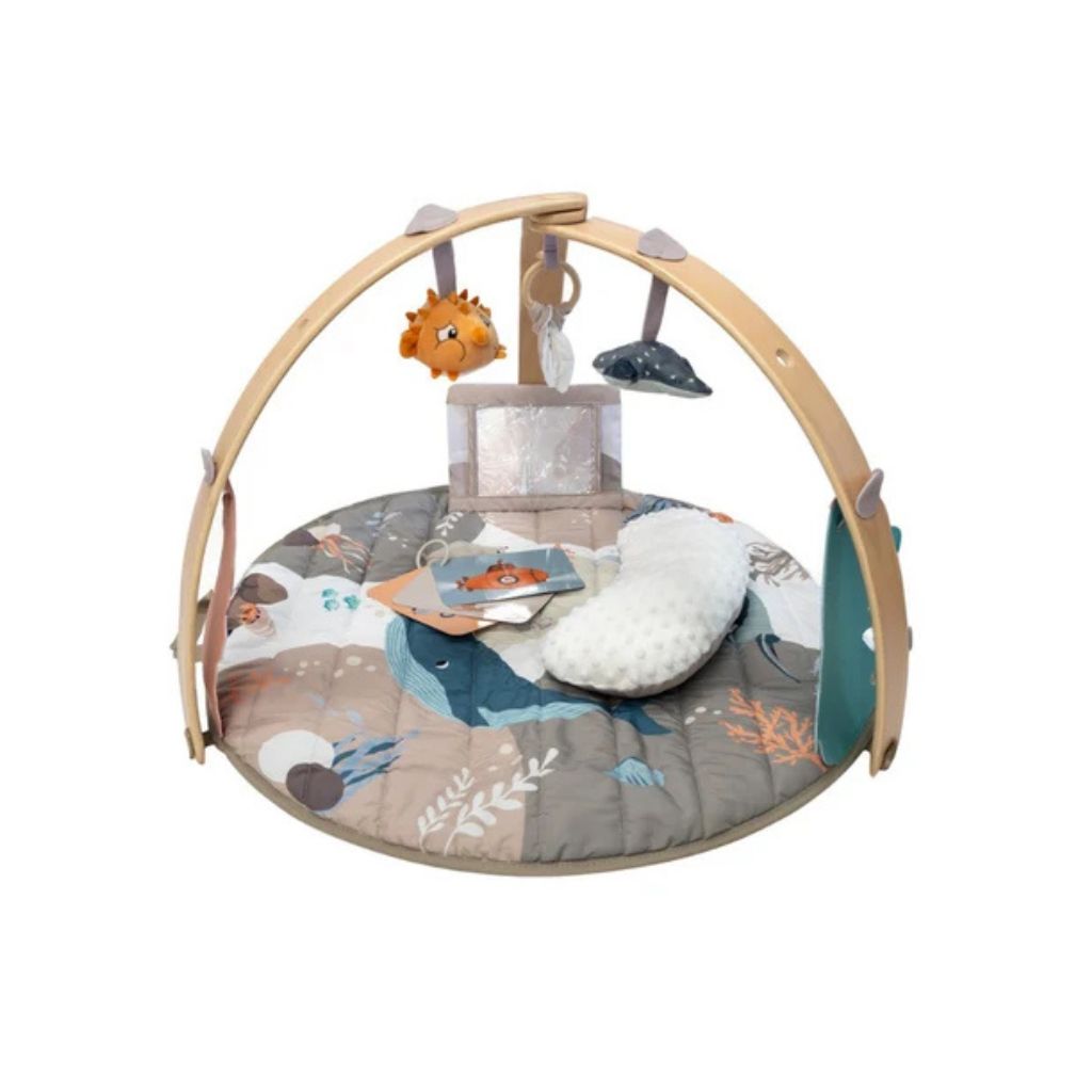 Bo Jungle Speeltapijt met houten boog Ocean Bliss