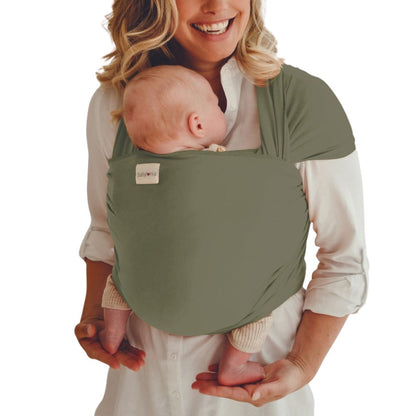 Babylonia Draagdoek Tricot-Slen Bamboo khaki
