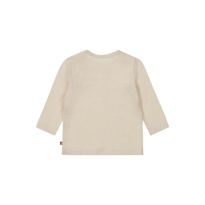 Dirkje T-shirt à longues manches NOOS unisex Enjoy every little moment Off White