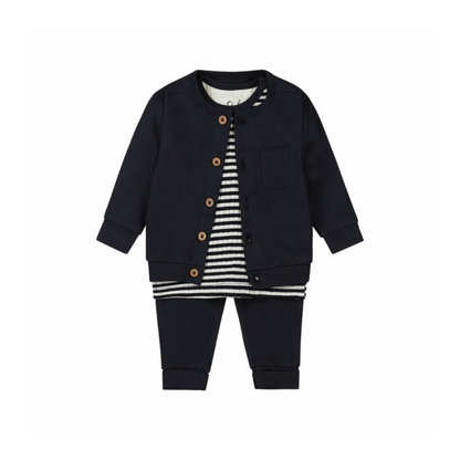 Dirkje Ensemble 3 pièces NOOS garçons bleu foncé