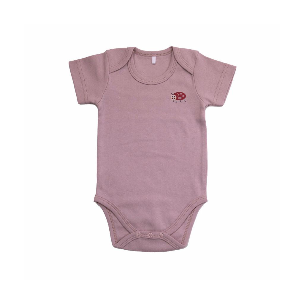 Dreambee Body met korte mouwen Oscar roze - 2 stuks