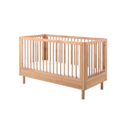 Jaxx Chambre de bébé 3 pièces (lit + commode à langer + armoire 2 portes) FORREST Oak