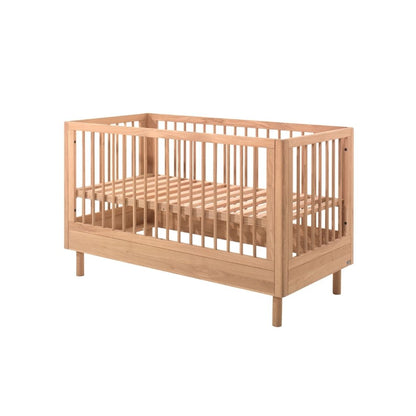 Jaxx Chambre de bébé 3 pièces (lit + commode à langer + armoire 2 portes) FORREST Oak