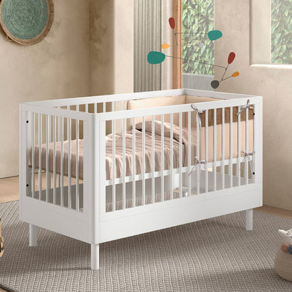 Jaxx Chambre de bébé 3 pièces (lit + commode à langer + armoire 2 portes) FORREST Beech