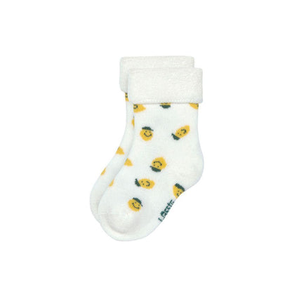 Lässig Paire de chaussettes Newborn Lemon bleu clair - 3 pièces