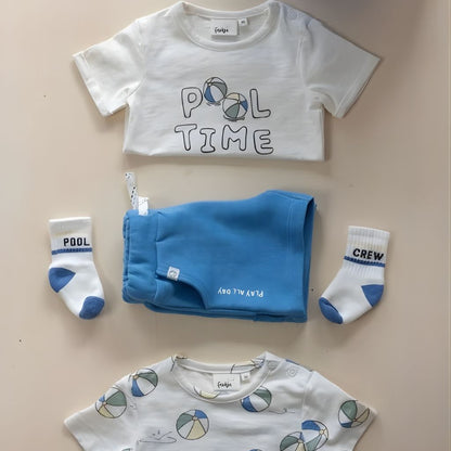 Feetje Short Pool Time m 62 Blue Jongens