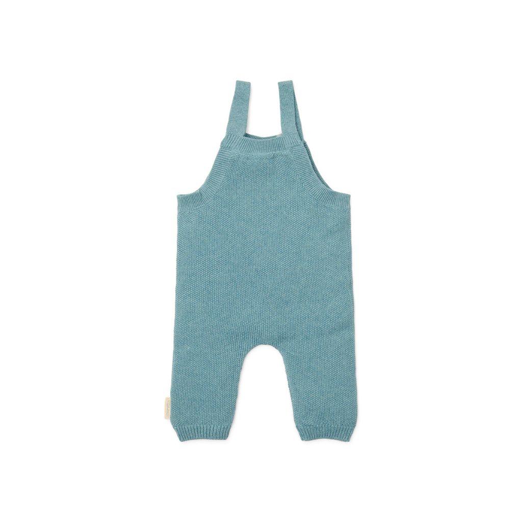 Little Dutch Gebreide jumpsuit Forest Friends Blue