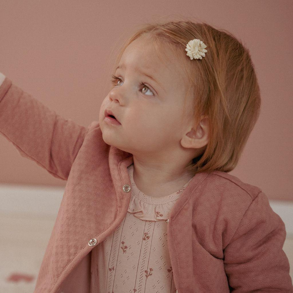 Little Dutch Jasje omkeerbaar Fairy Garden Pink Blush