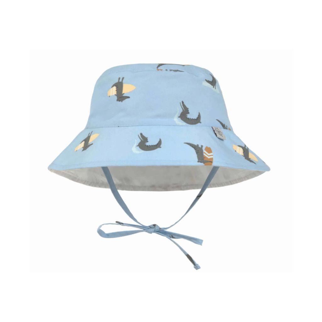 Lässig Zonnehoedje Bucket Hat Crocodile boy Sky Blue