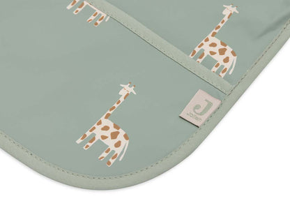 Jollein Slabbetje met mouwen waterdicht Jungle Jambo Ash Green