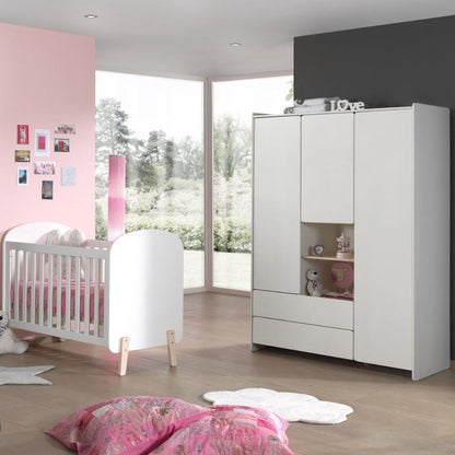 VKS: 2-delige Babykamer Kiddy (Bed 5036501 + 3-deurs kast 7188101)