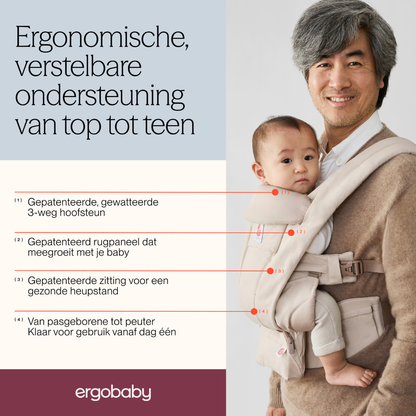 ERGObaby Porte-bébé combiné Omni Deluxe Natural Lin