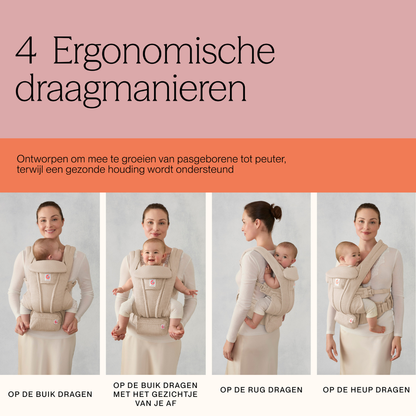 ERGObaby Porte-bébé combiné Omni Deluxe Natural Lin