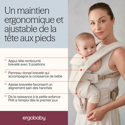 ERGObaby Porte-bébé combiné Omni Deluxe Natural Lin