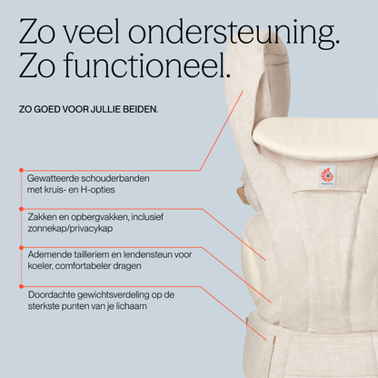 ERGObaby Porte-bébé combiné Omni Deluxe Natural Lin