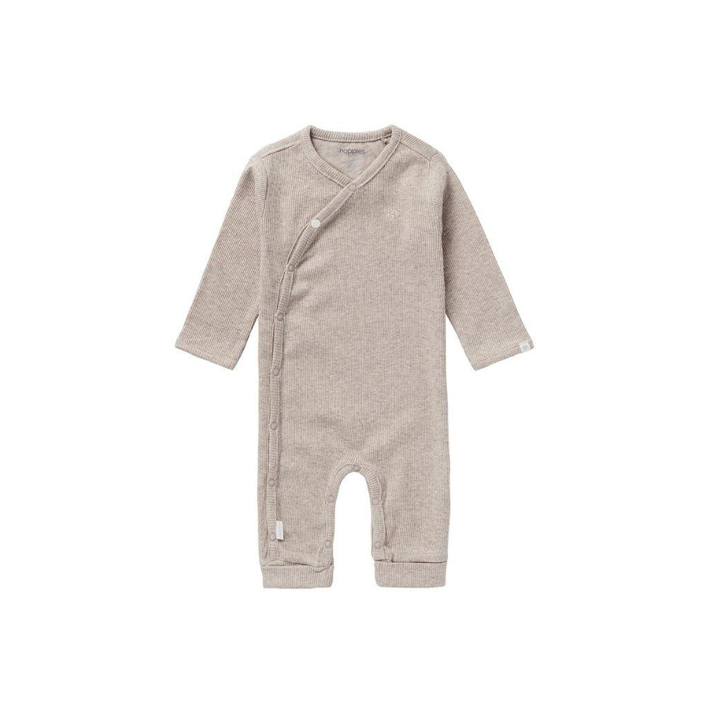 Noppies Pyjama Rib Nevis Taupe Grey