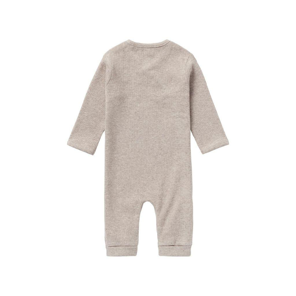 Noppies Pyjama Rib Nevis Taupe Grey
