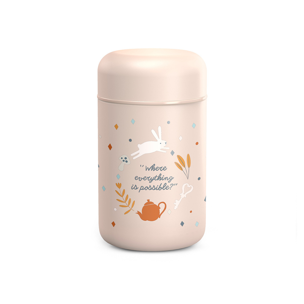 Suavinex Pot de conservation isotherme Wonderland Rose 400 ml