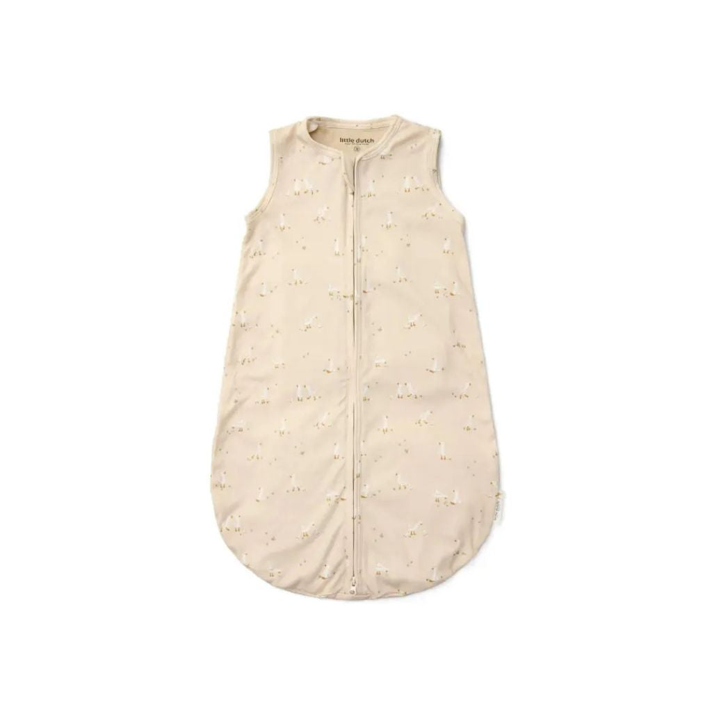 Little Dutch Sac de couchage d'été Newborn Naturals Little Goose TOG 0,5 Beige 70 cm