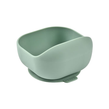 Béaba Bol en silicone avec ventouse Sage Green