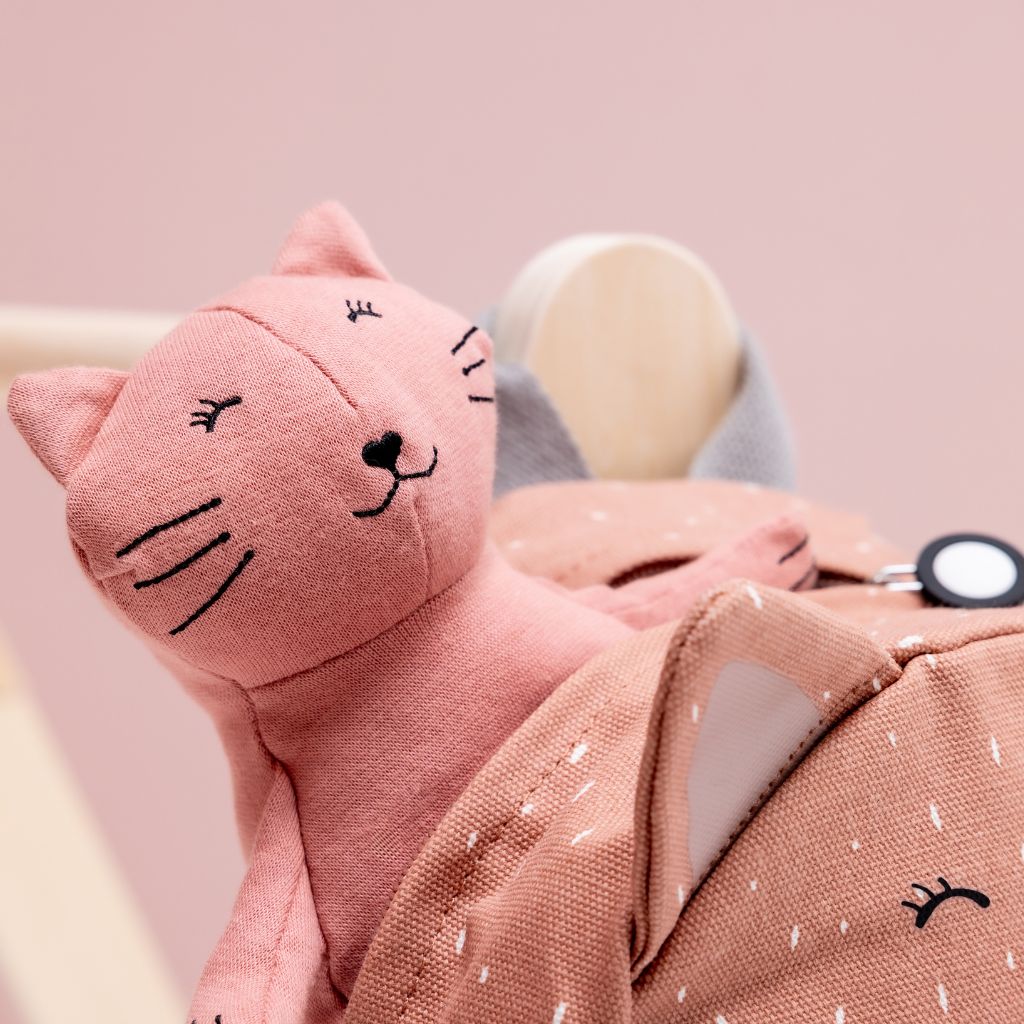 Trixie Baby Peluche pour bébé Mrs. Cat rose